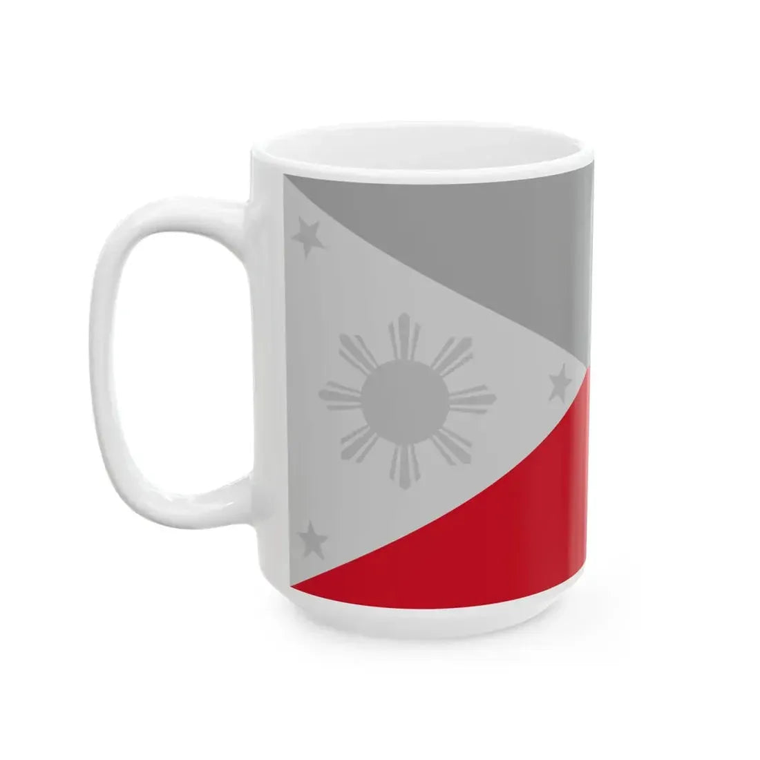 Flag of the Philippines - Red (Philippines) White Coffee Mug - Go Mug Yourself