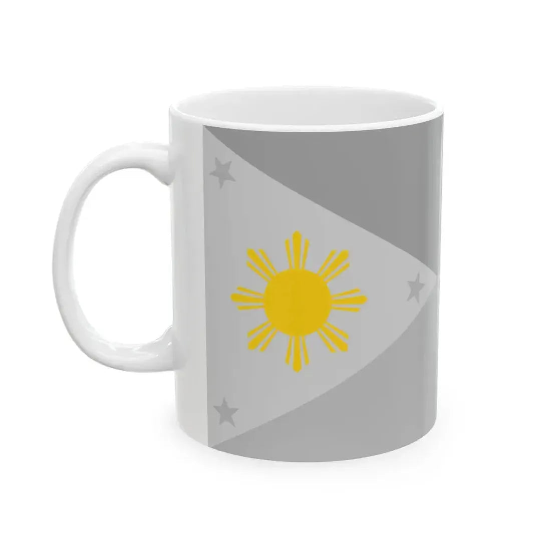 Flag of the Philippines - Sun (Philippines) White Coffee Mug - Go Mug Yourself