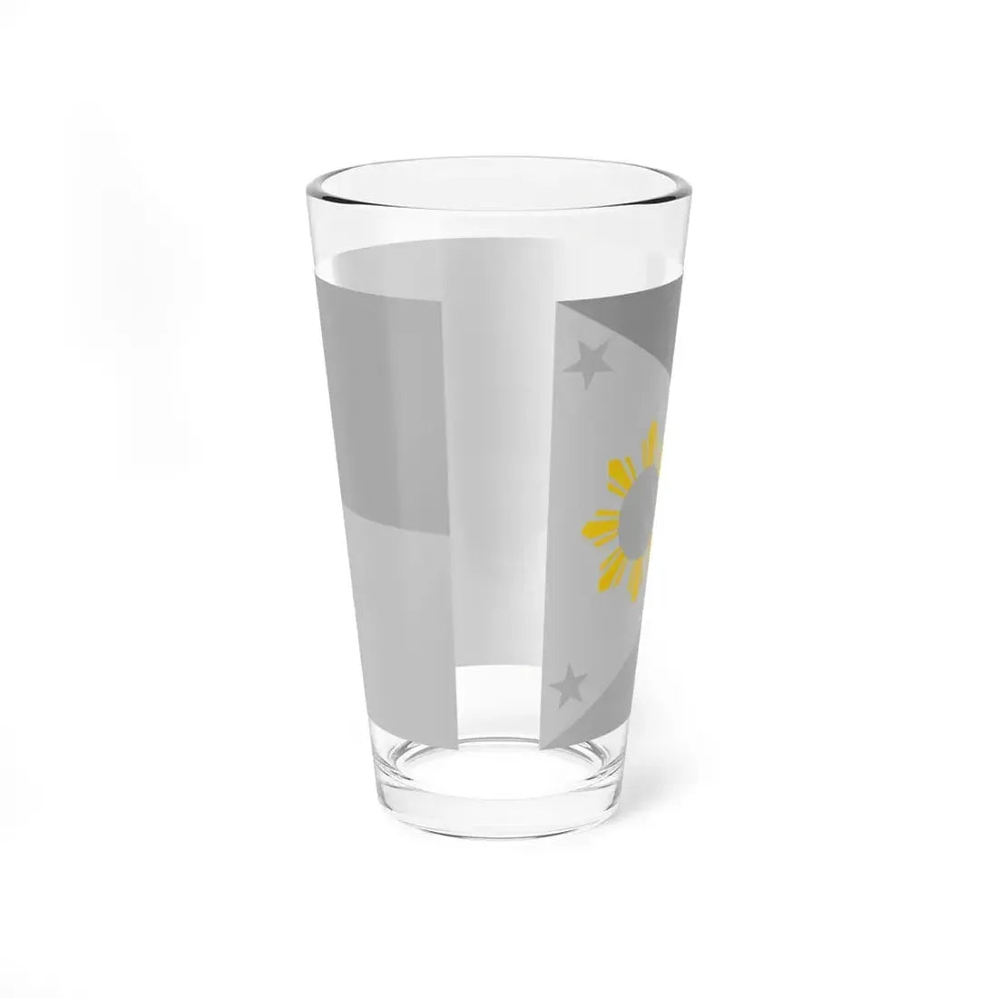 Flag of the Philippines - Sun rays (Philippines) Pint Glass 16oz - Go Mug Yourself