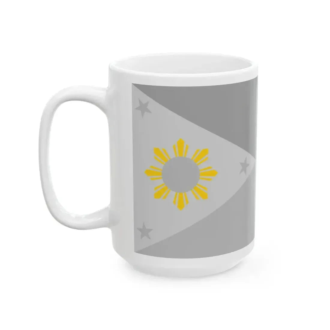 Flag of the Philippines - Sun rays (Philippines) White Coffee Mug - Go Mug Yourself