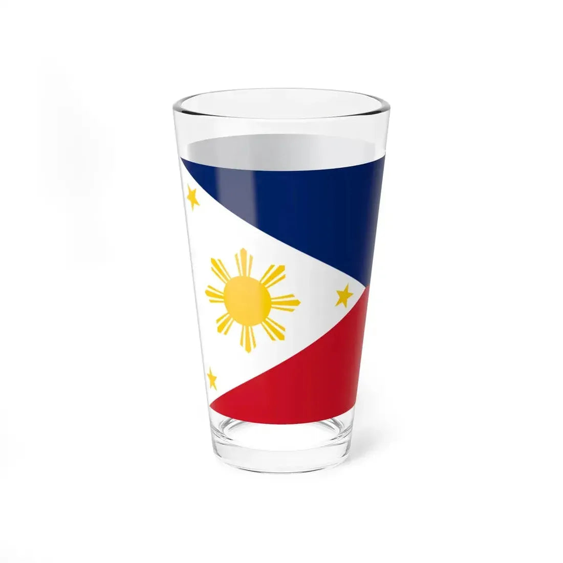 Flag of the Philippines traditional royal blue (Philippines) Pint Glass 16oz - Go Mug Yourself