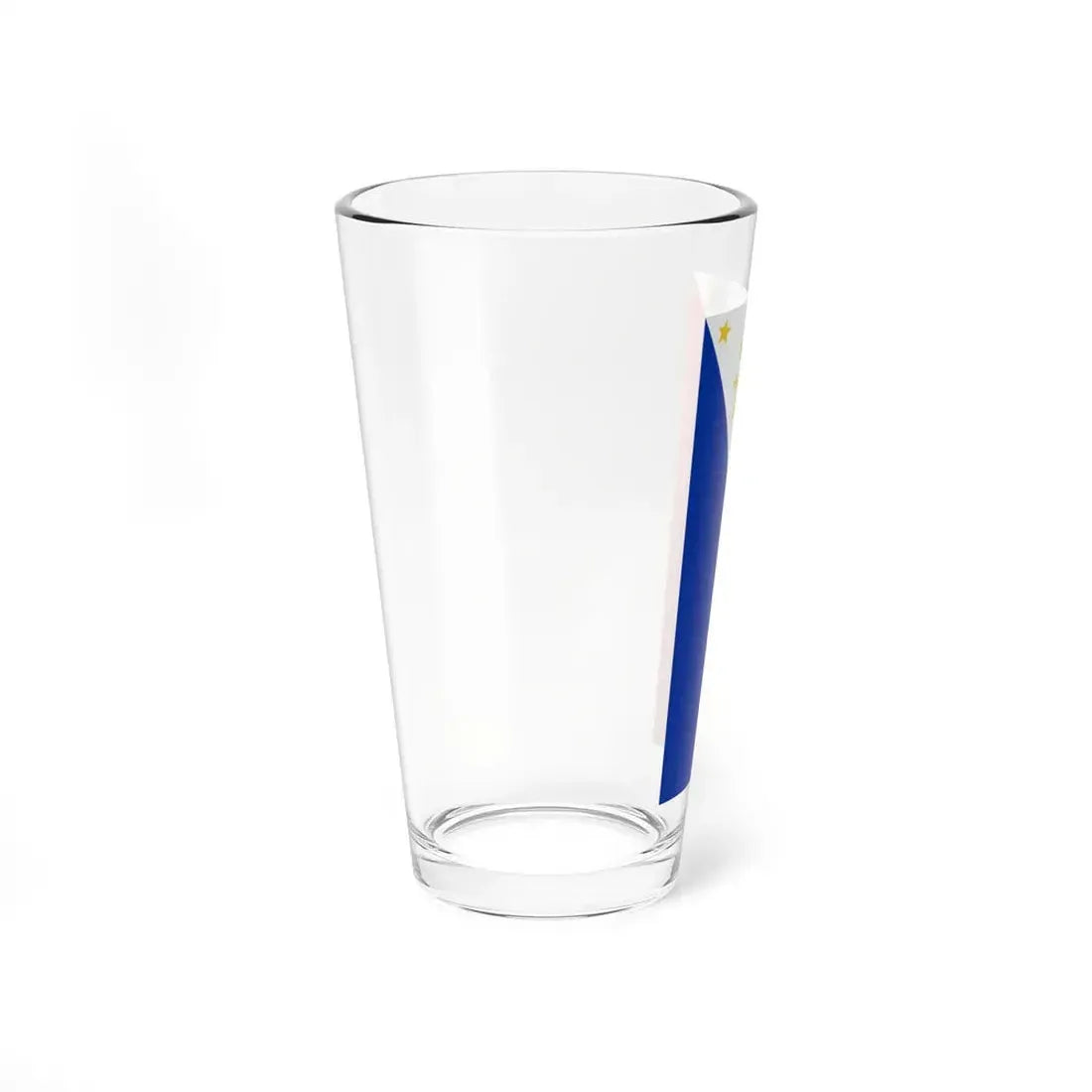 Flag of the Philippines vertical display (Philippines) Pint Glass 16oz - Go Mug Yourself