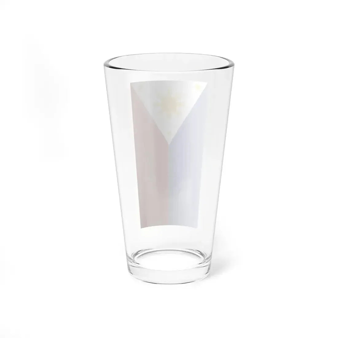 Flag of the Philippines vertical display (Philippines) Pint Glass 16oz - Go Mug Yourself