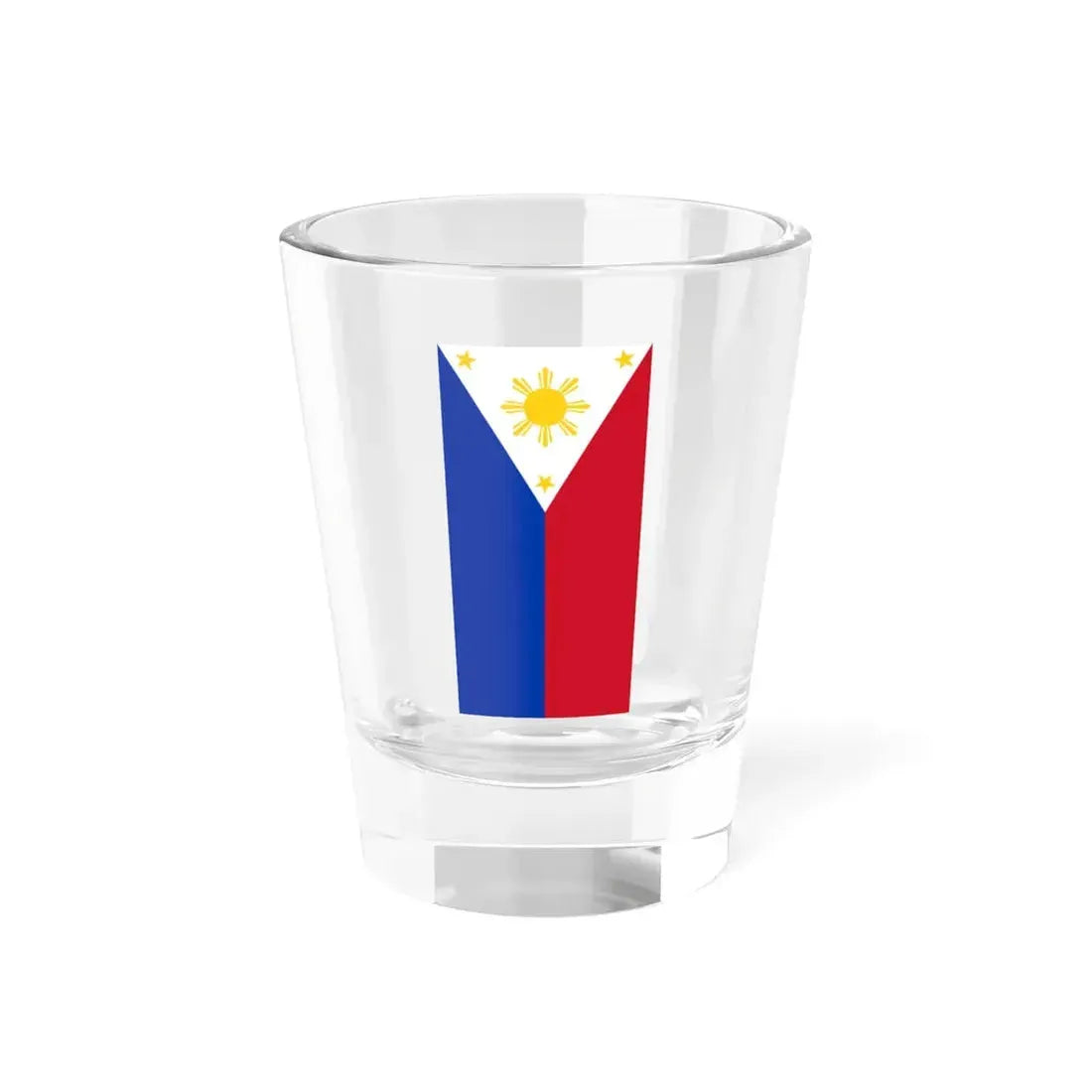 Flag of the Philippines vertical display (Philippines) Shot Glass 1.5oz 1.5oz - Go Mug Yourself