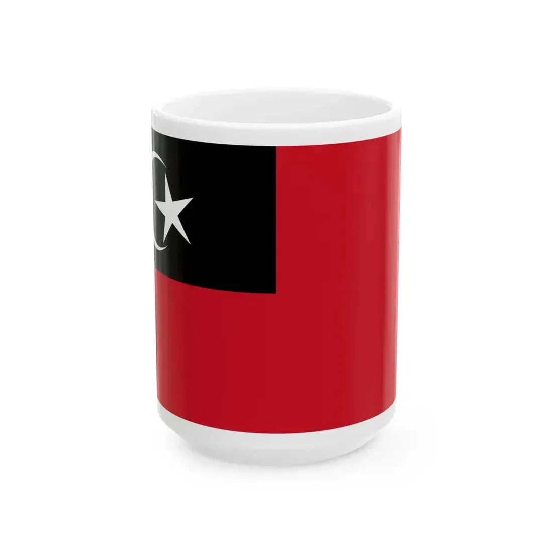 Flag of the Police of Johor (Malaysia) White Coffee Mug 15oz - Go Mug Yourself