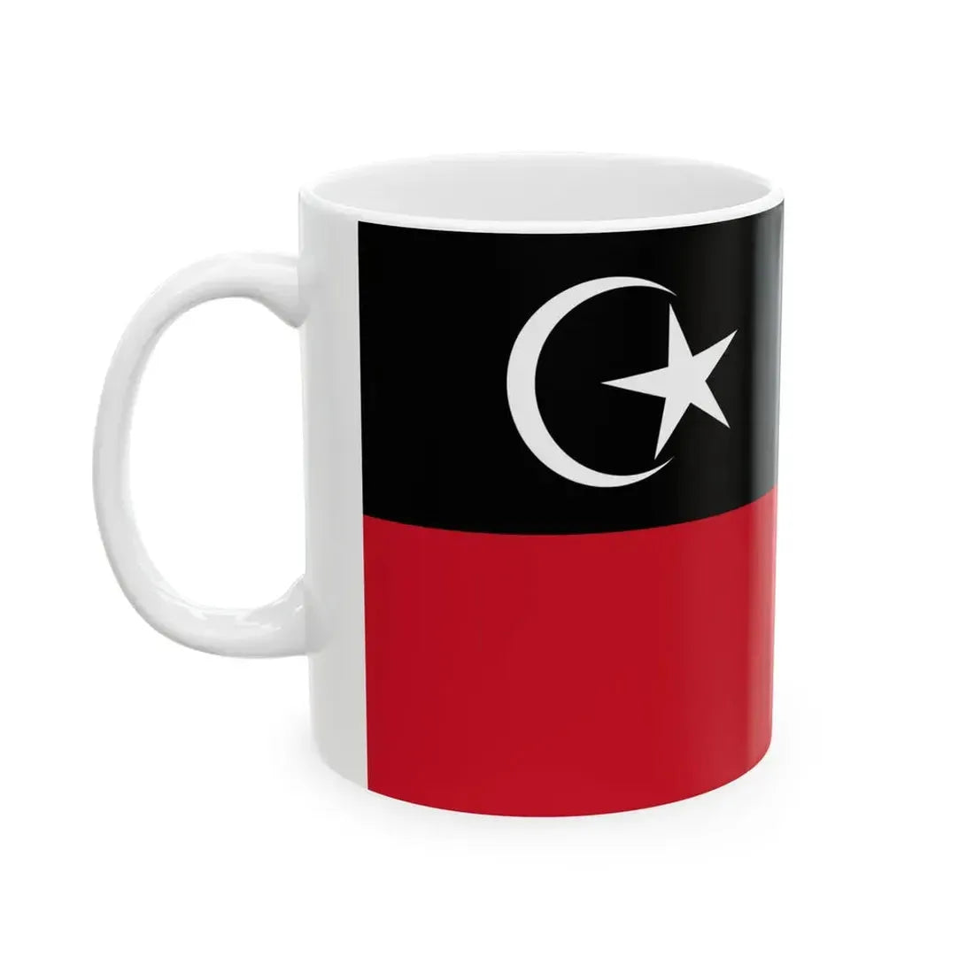 Flag of the Police of Johor (Malaysia) White Coffee Mug - Go Mug Yourself