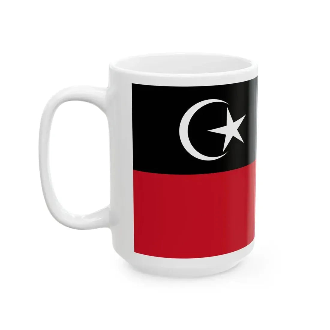 Flag of the Police of Johor (Malaysia) White Coffee Mug - Go Mug Yourself