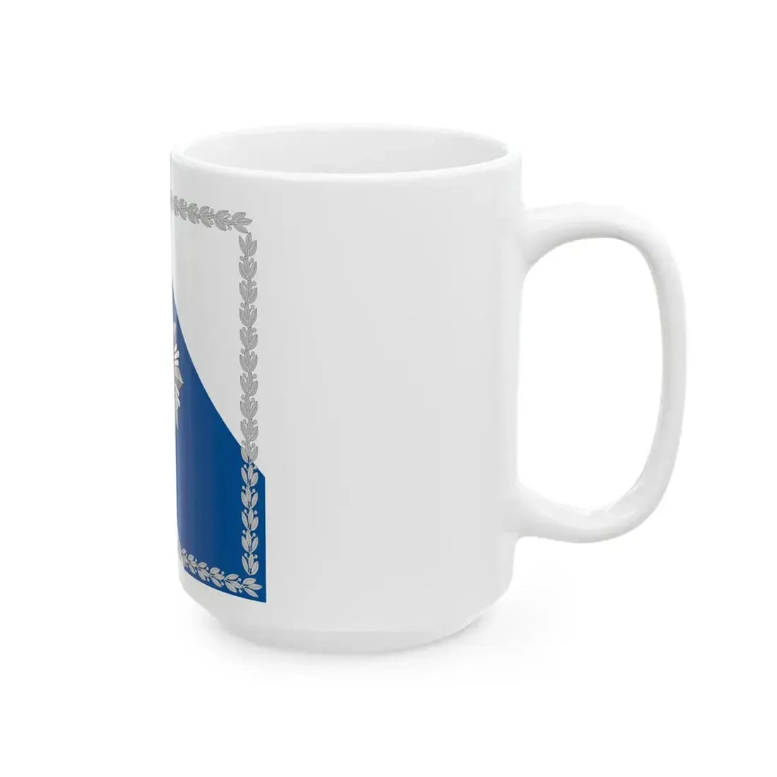 Flag of the Police of Lithuania (Lithuania) White Coffee Mug - Go Mug Yourself