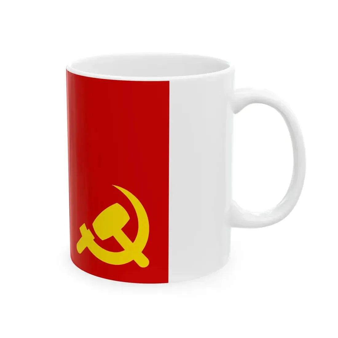 Flag of the Popular Army of Liberation of Peru (Peru) White Coffee Mug - Go Mug Yourself