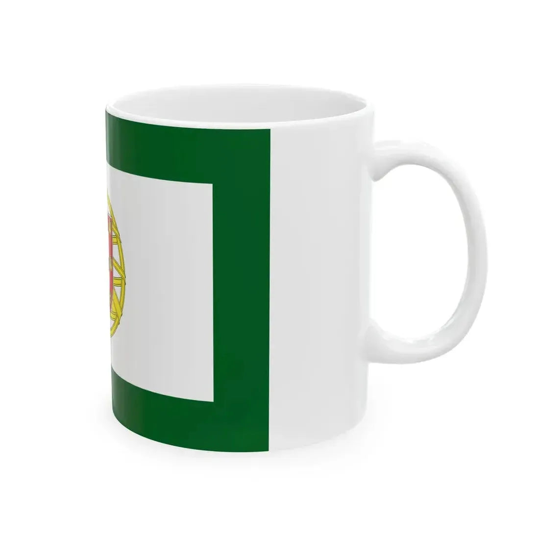 Flag of the Portuguese Assembly of the Republic (Portugal) White Coffee Mug - Go Mug Yourself