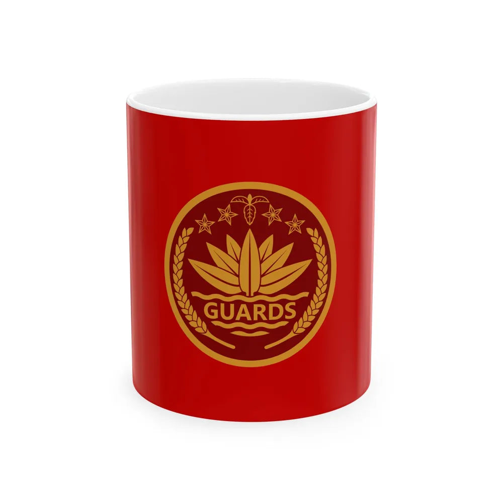 Flag of the President Guard Regiment PGR (Bangladesh) White Coffee Mug 11oz - Go Mug Yourself