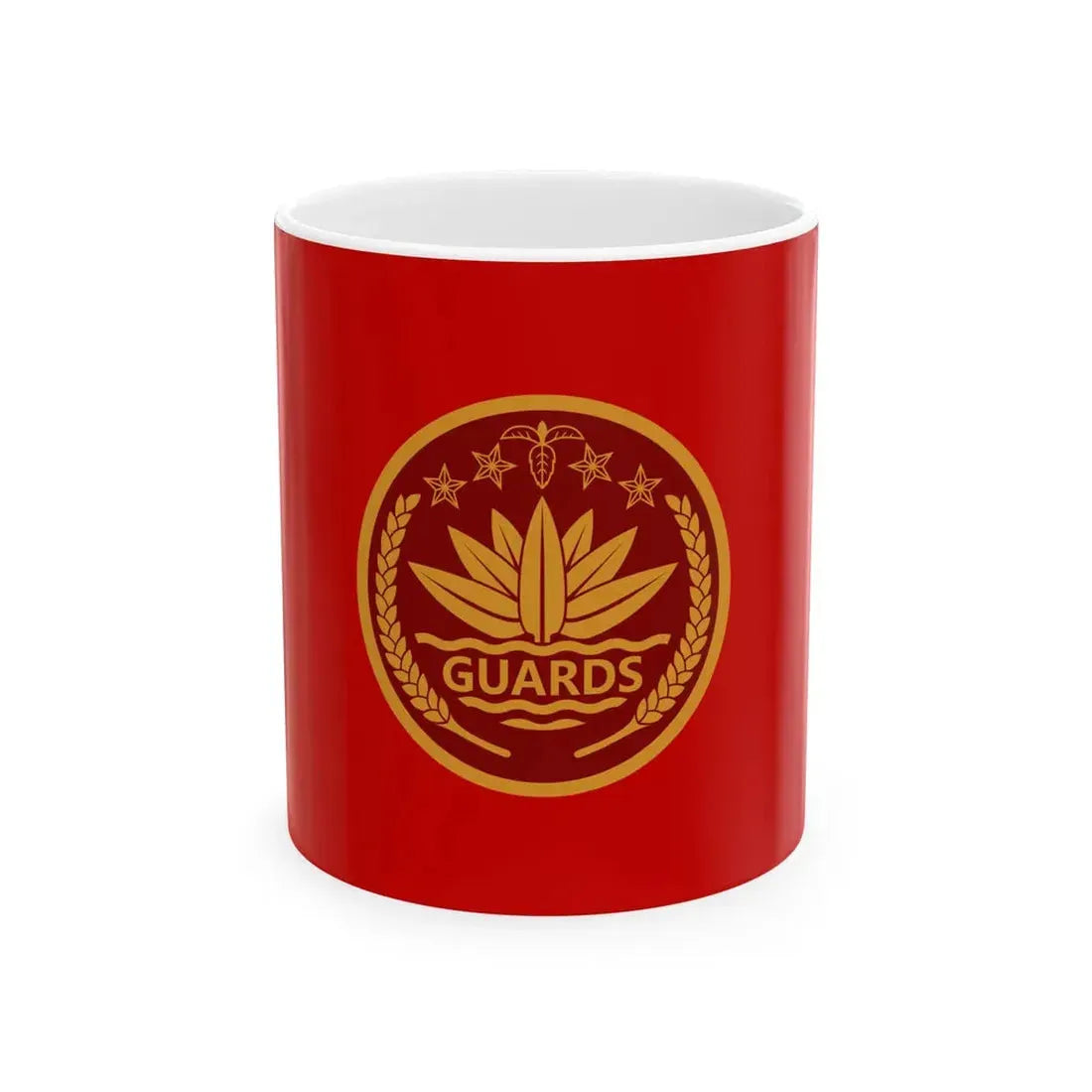Flag of the President Guard Regiment PGR (Bangladesh) White Coffee Mug 11oz - Go Mug Yourself
