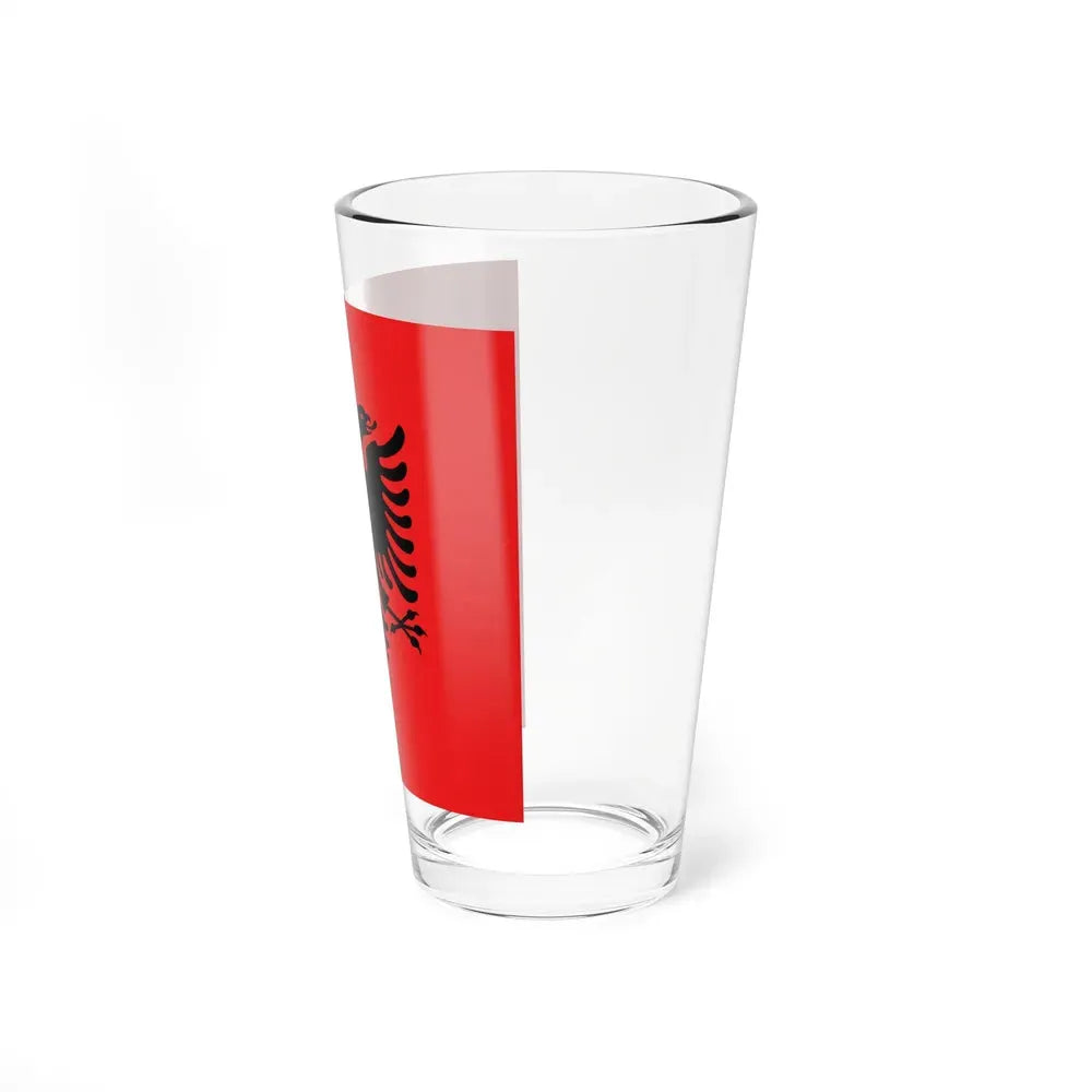 Flag of the President of Albania 1992 to 2002 - Pint Glass 16oz - Go Mug Yourself