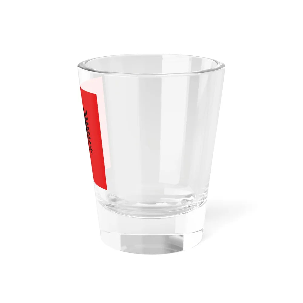 Flag of the President of Albania 1992 to 2002 - Shot Glass 1.5oz - Go Mug Yourself