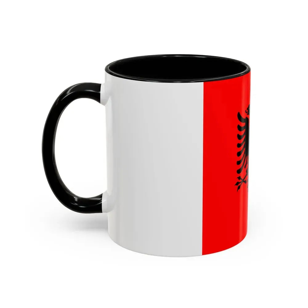 Flag of the President of Albania 2002 to 2014 - Accent Coffee Mug - Go Mug Yourself