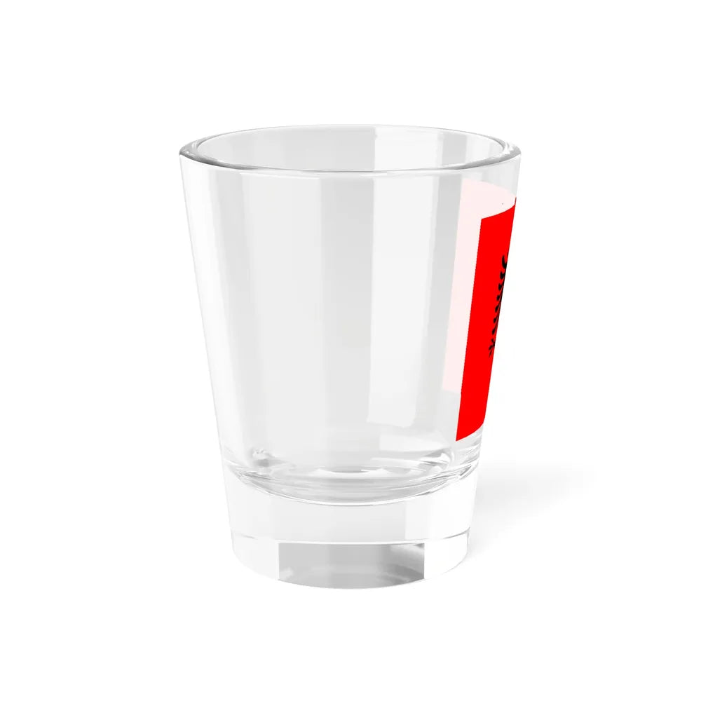 Flag of the President of Albania 2002 to 2014 - Shot Glass 1.5oz - Go Mug Yourself