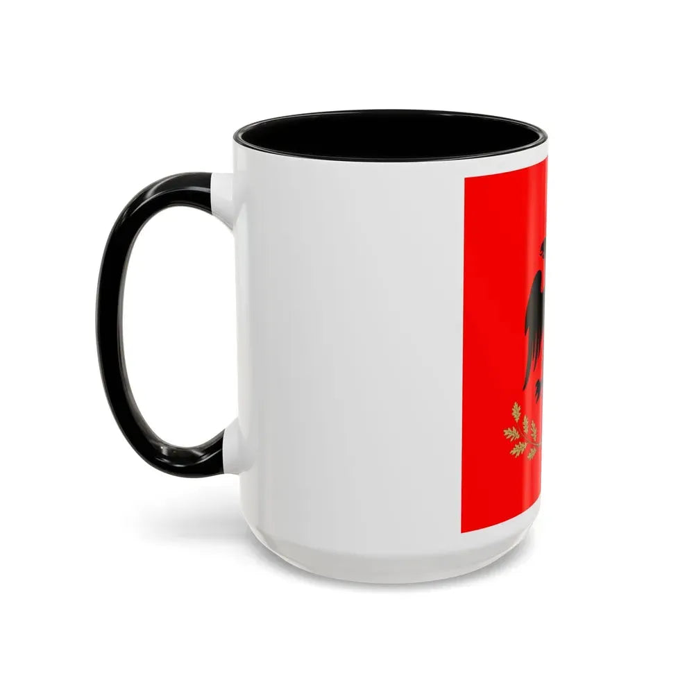 Flag of the President of Albania - Accent Coffee Mug - Go Mug Yourself