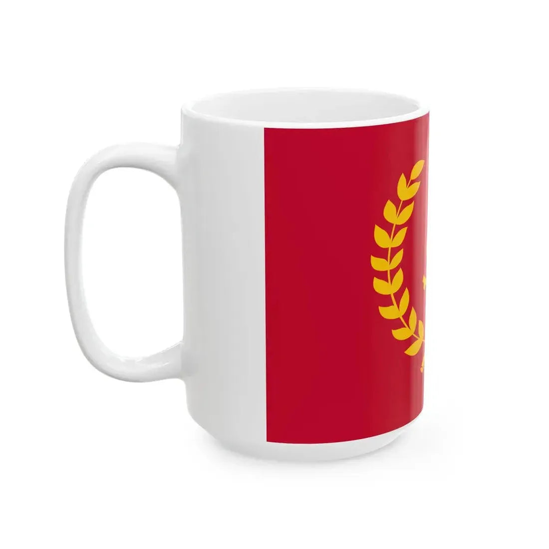 Flag of the President of Angola (Angola) White Coffee Mug - Go Mug Yourself