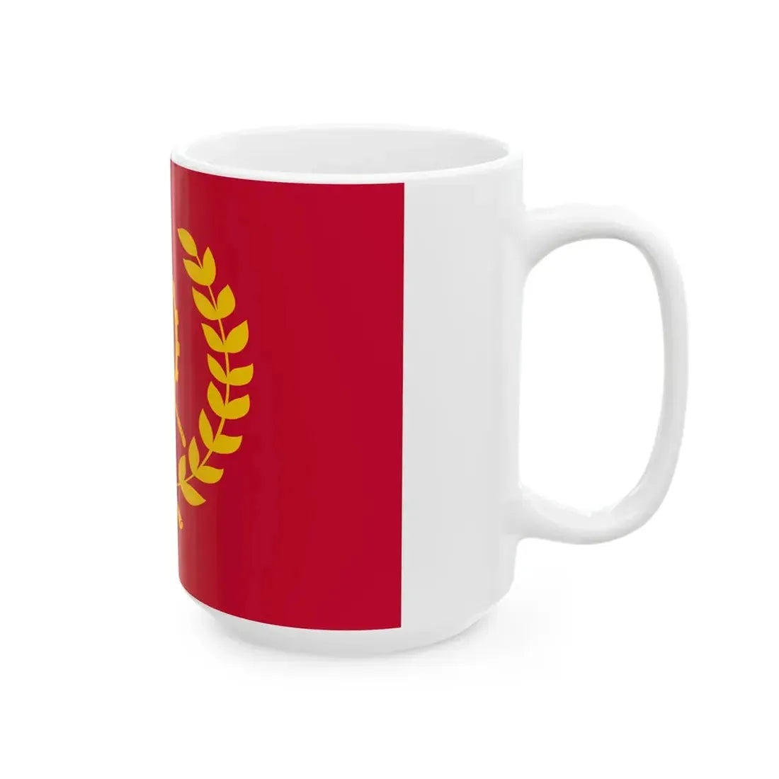 Flag of the President of Angola (Angola) White Coffee Mug - Go Mug Yourself