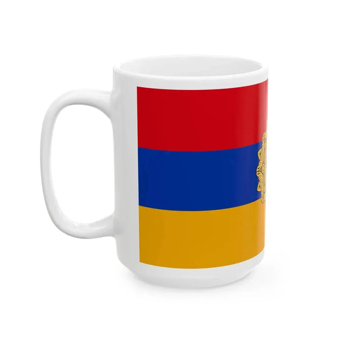 Flag of the President of Armenia (Armenia) White Coffee Mug - Go Mug Yourself