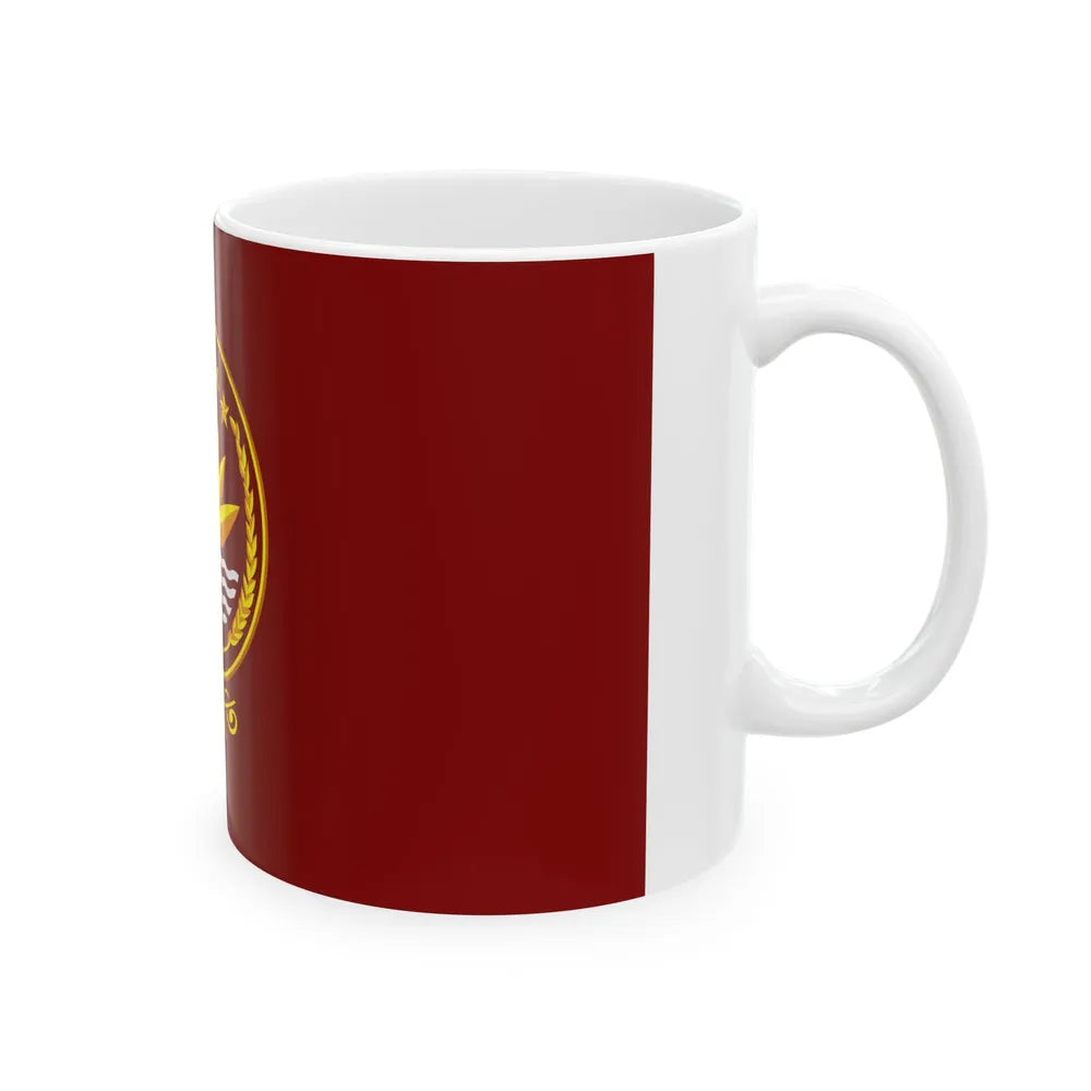 Flag of the President of Bangladesh (Bangladesh) White Coffee Mug - Go Mug Yourself