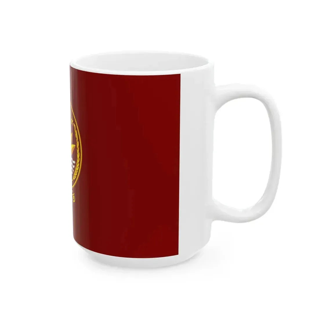 Flag of the President of Bangladesh (Bangladesh) White Coffee Mug - Go Mug Yourself