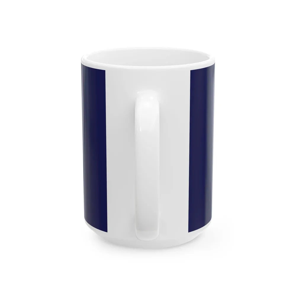 Flag of the President of Barbados (Barbados) White Coffee Mug - Go Mug Yourself