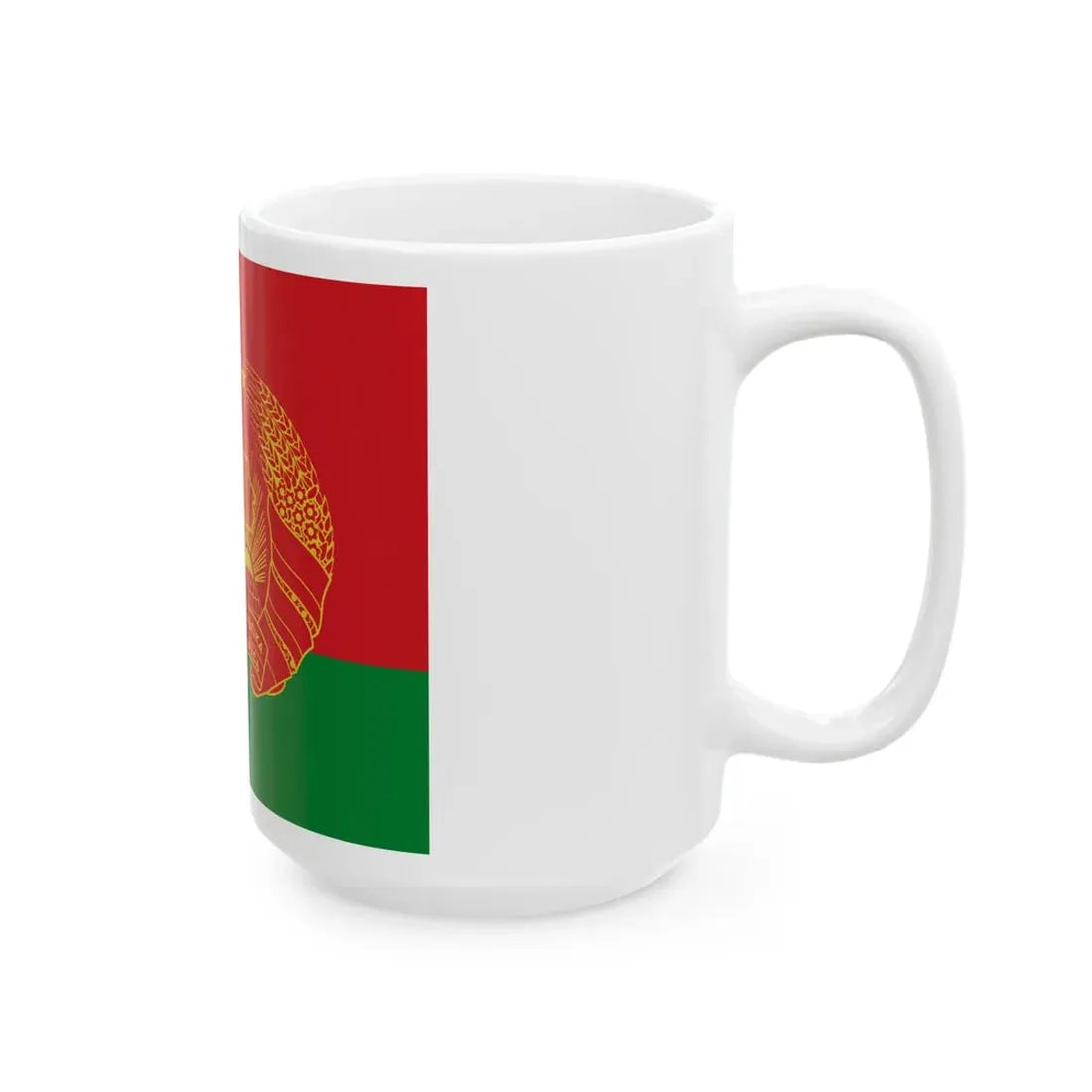 Flag of the President of Belarus (Belarus) White Coffee Mug - Go Mug Yourself
