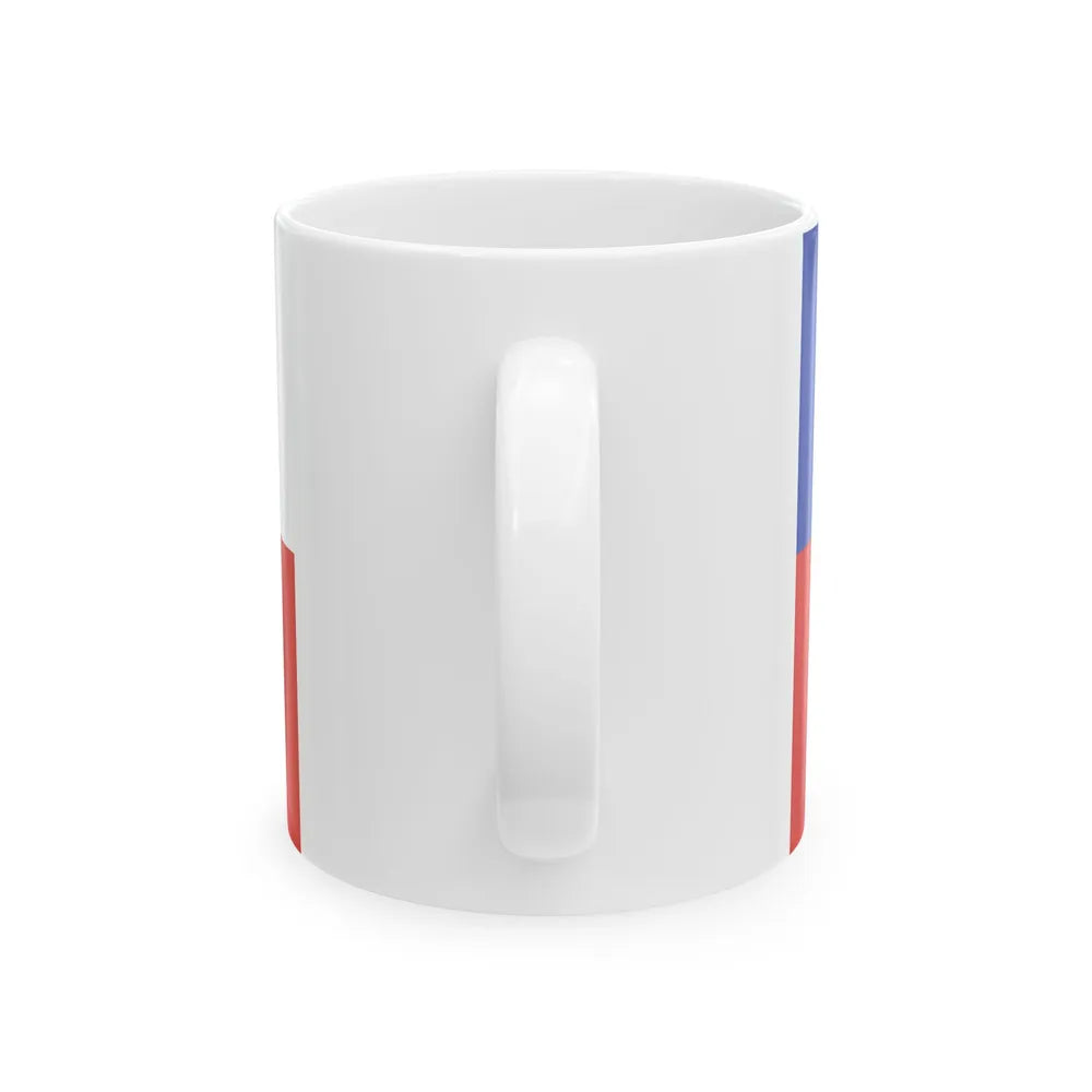 Flag of the President of Chile 1854-1920 (Chile) White Coffee Mug - Go Mug Yourself