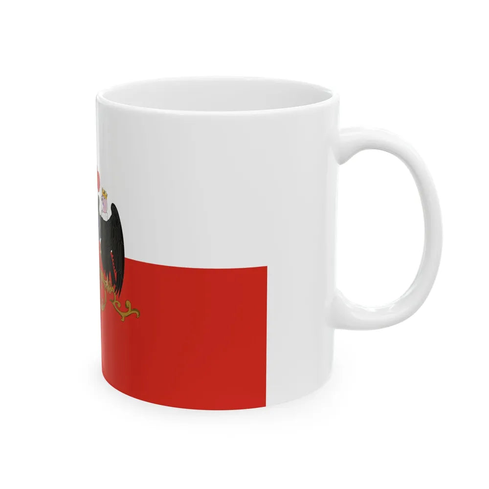 Flag of the President of Chile 1854-1920 (Chile) White Coffee Mug - Go Mug Yourself