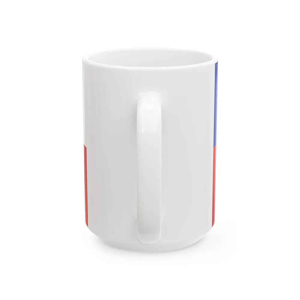 Flag of the President of Chile 1854-1920 (Chile) White Coffee Mug - Go Mug Yourself