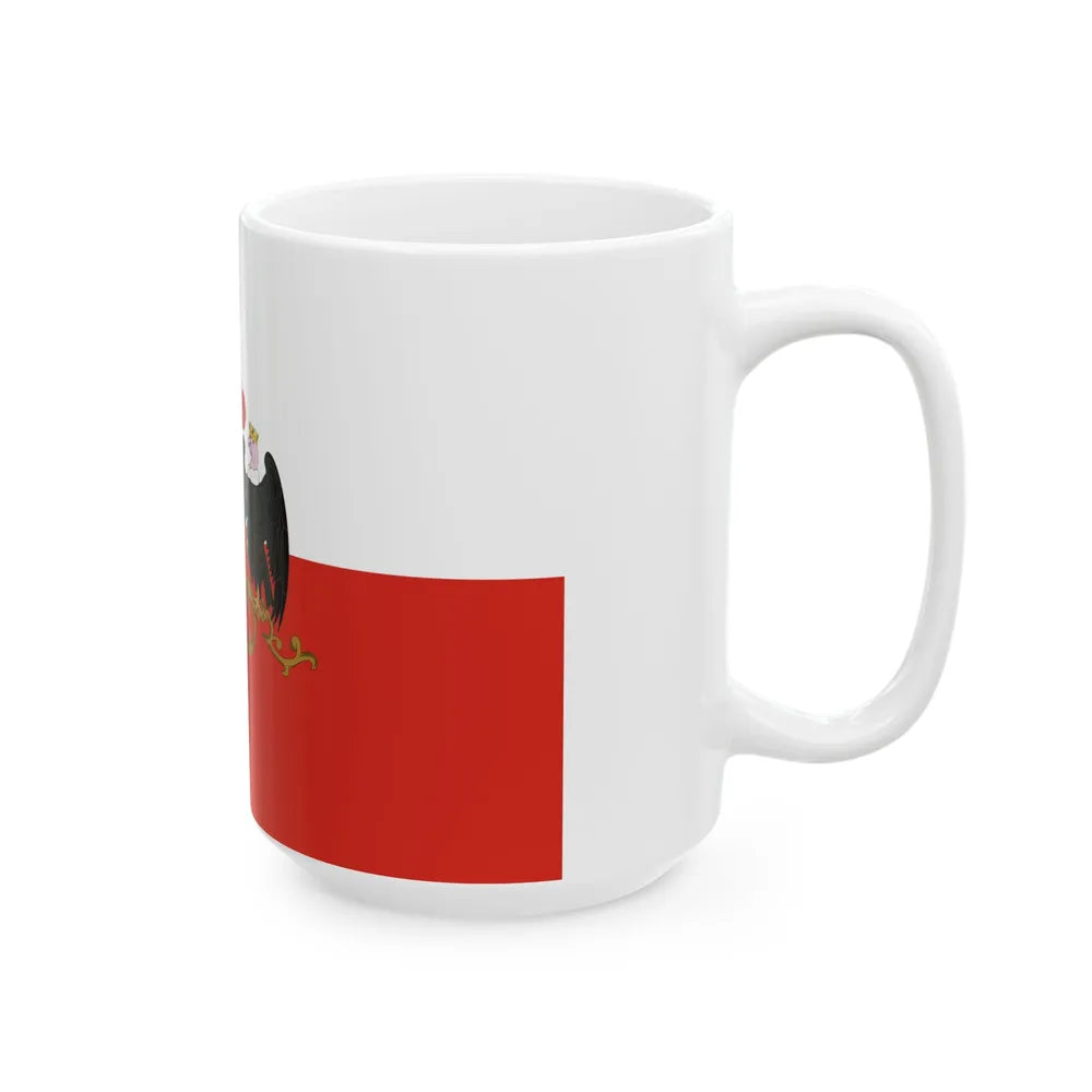 Flag of the President of Chile 1854-1920 (Chile) White Coffee Mug - Go Mug Yourself