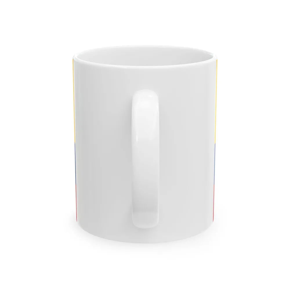 Flag of the President of Colombia (Colombia) White Coffee Mug - Go Mug Yourself