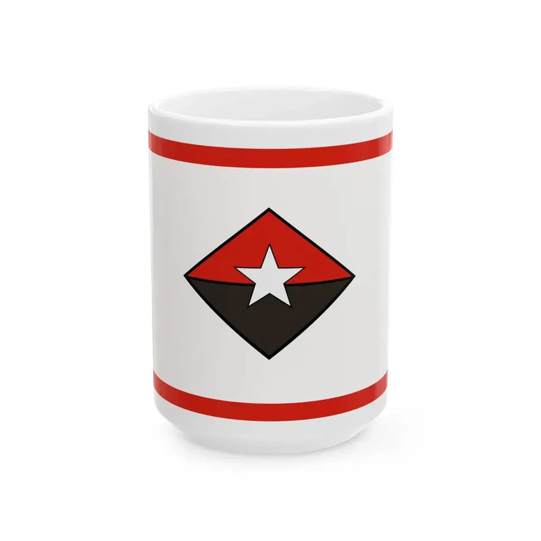 Flag of the President of Cuba Commander-in-Chief (Cuba) White Coffee Mug 15oz - Go Mug Yourself