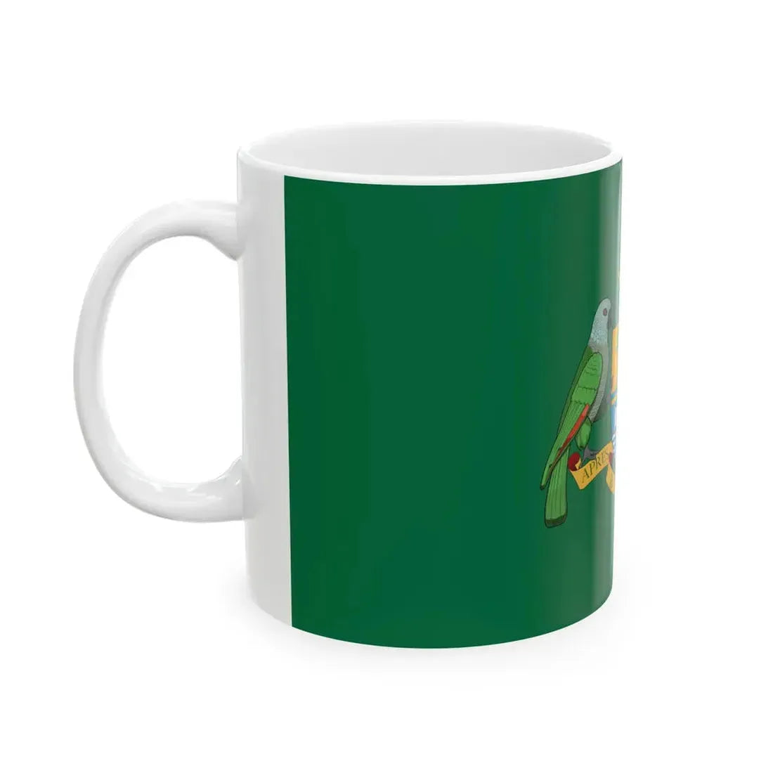 Flag of the President of Dominica (Dominica) White Coffee Mug - Go Mug Yourself