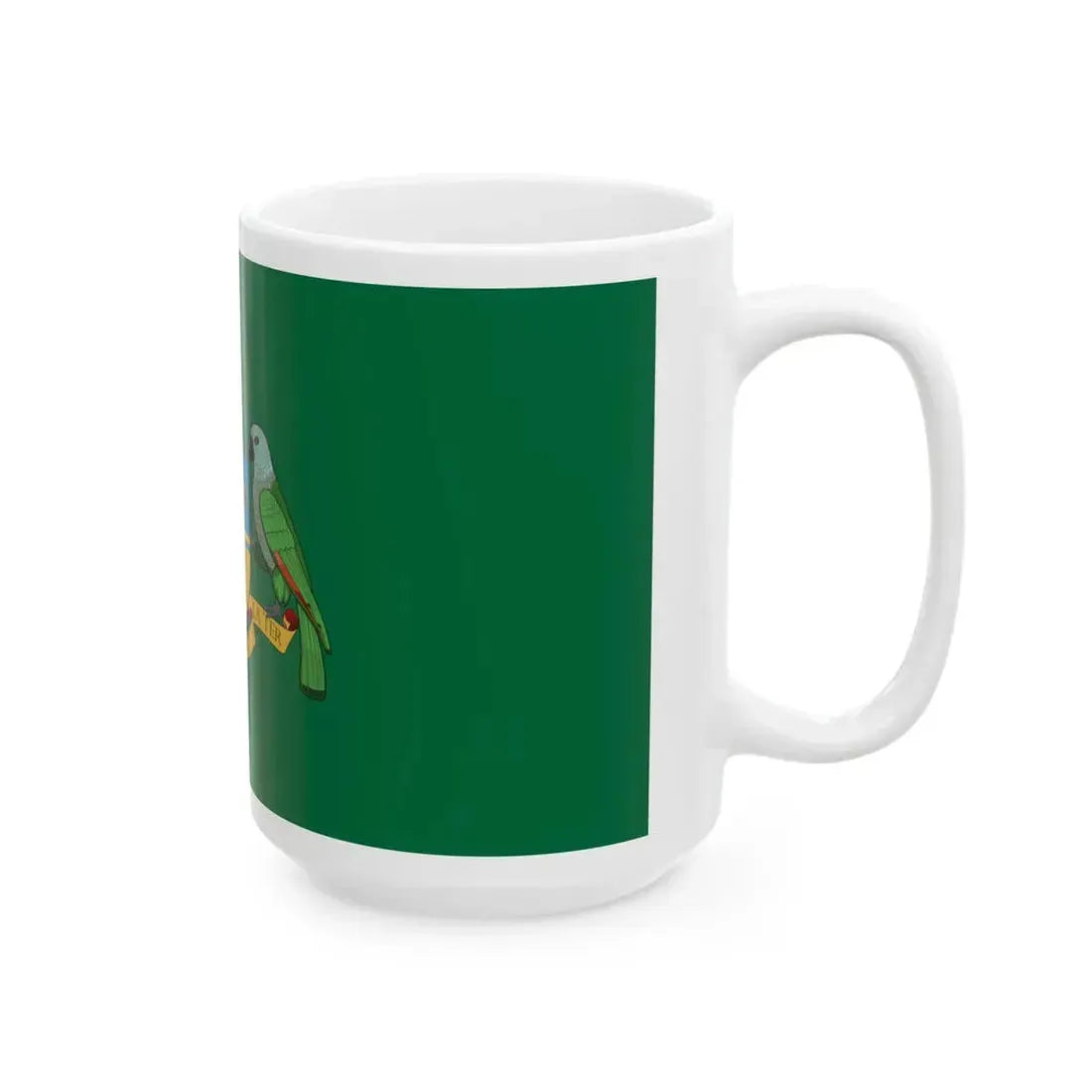 Flag of the President of Dominica (Dominica) White Coffee Mug - Go Mug Yourself
