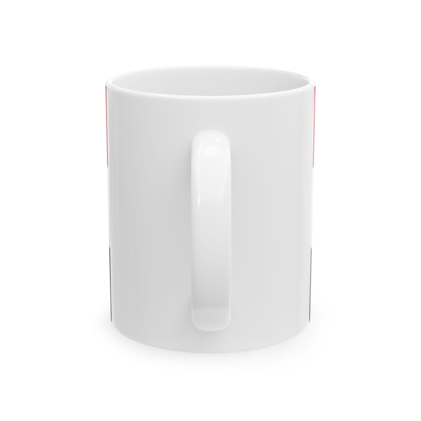 Flag of the President of Egypt Coat of arms variant (Egypt) White Coffee Mug-Go Mug Yourself