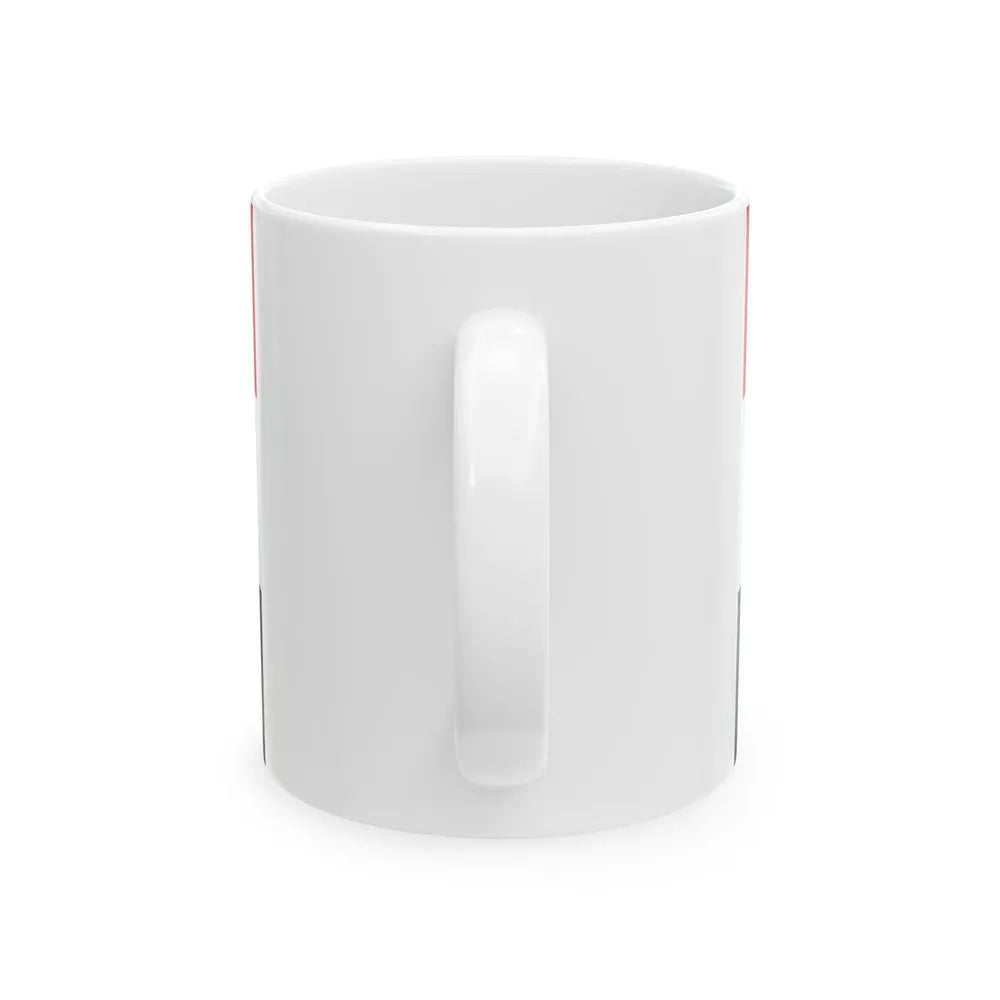 Flag of the President of Egypt (Egypt) White Coffee Mug - Go Mug Yourself