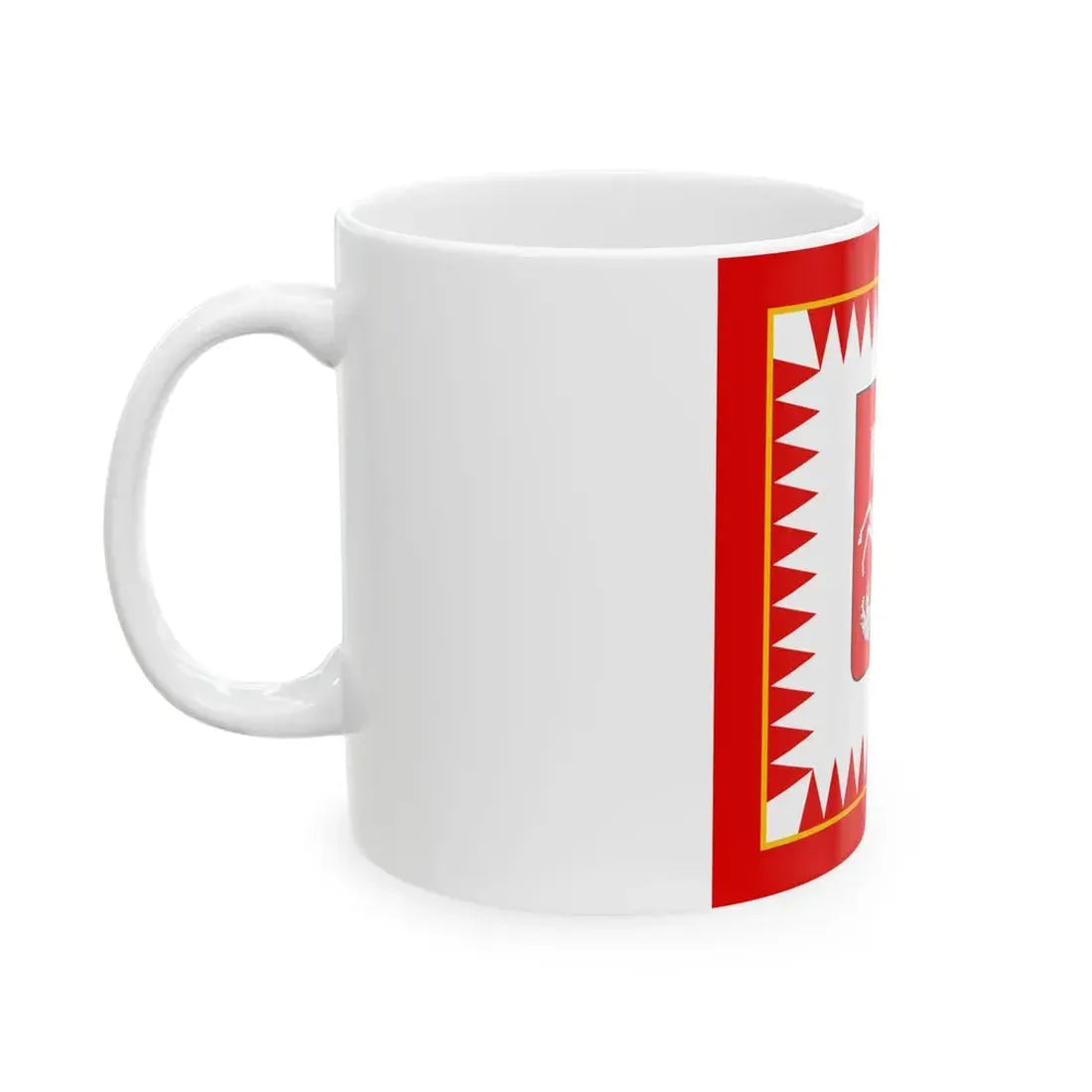 Flag of the President of Georgia (Georgia) White Coffee Mug - Go Mug Yourself
