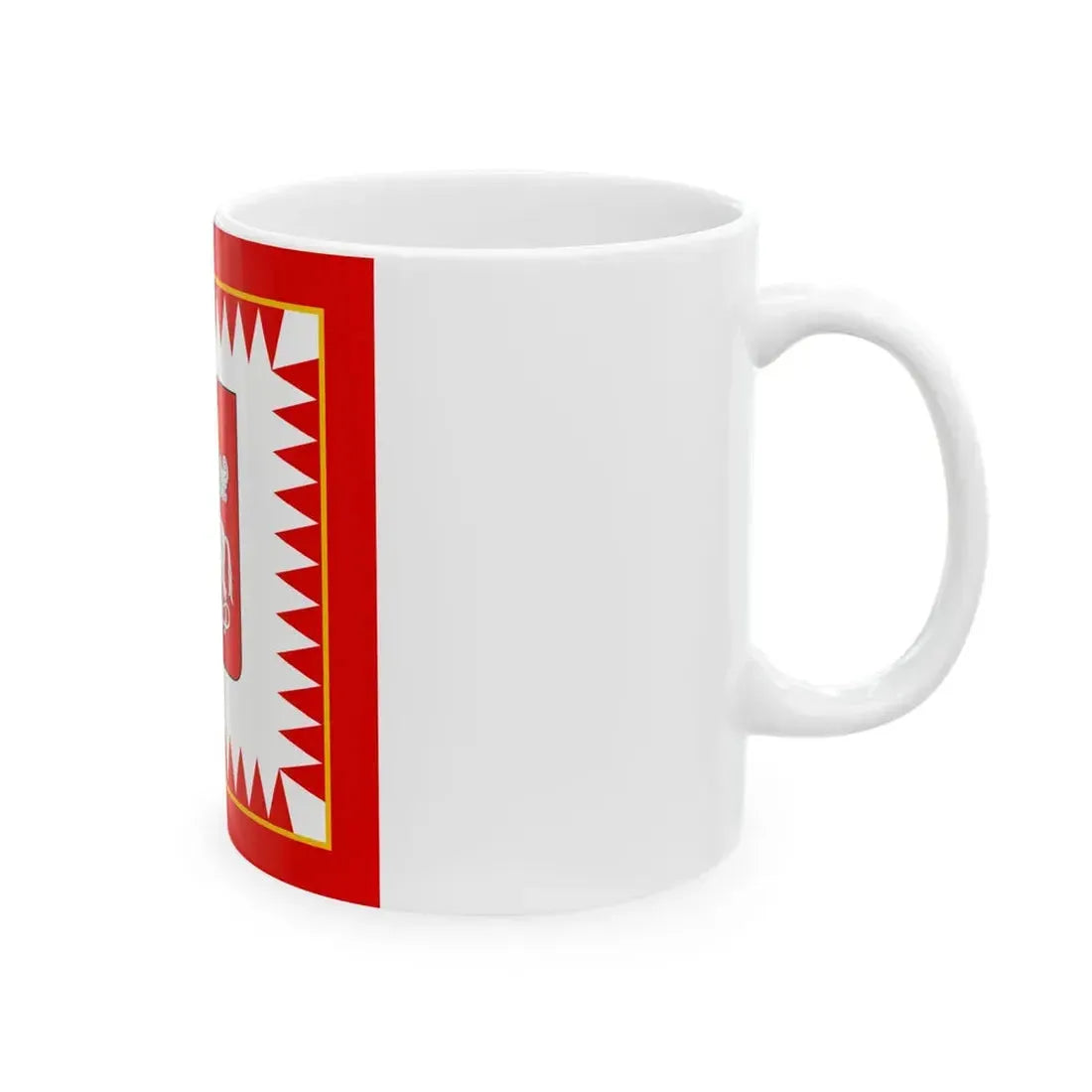 Flag of the President of Georgia (Georgia) White Coffee Mug - Go Mug Yourself