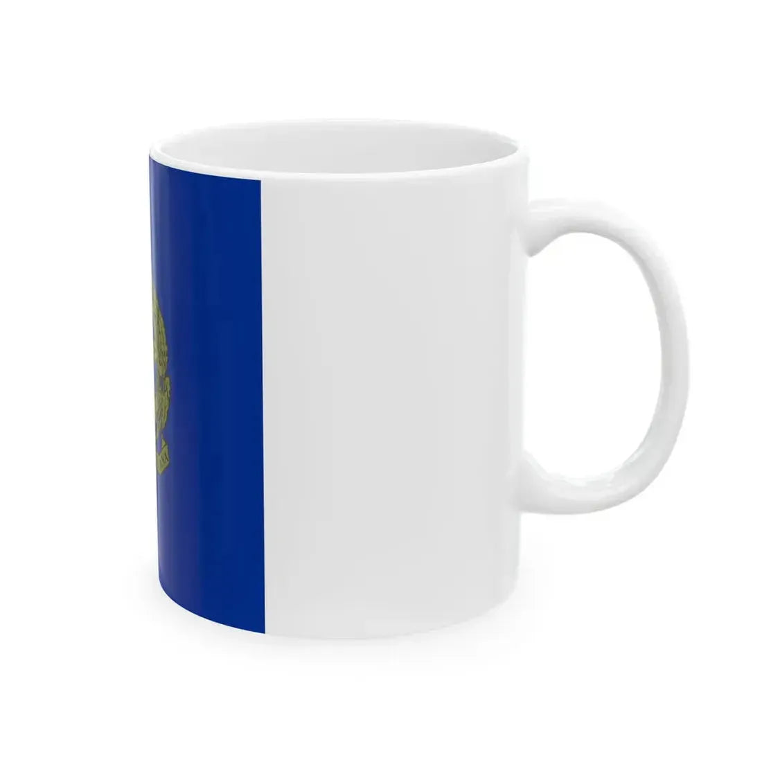 Flag of the President of Italy 1965-1990 (Italy) White Coffee Mug - Go Mug Yourself