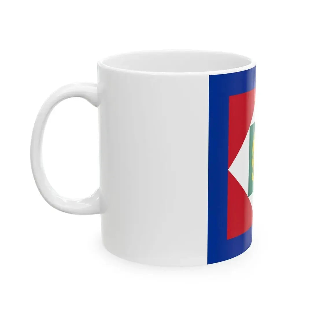 Flag of the President of Italy 2000-2003 (Italy) White Coffee Mug - Go Mug Yourself
