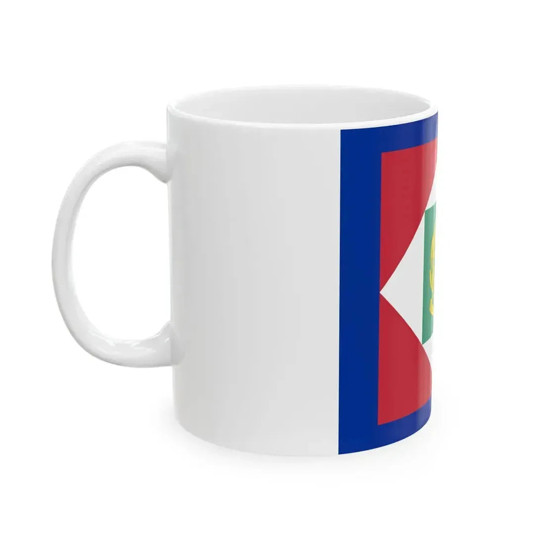 Flag of the President of Italy 2003-2006 (Italy) White Coffee Mug - Go Mug Yourself