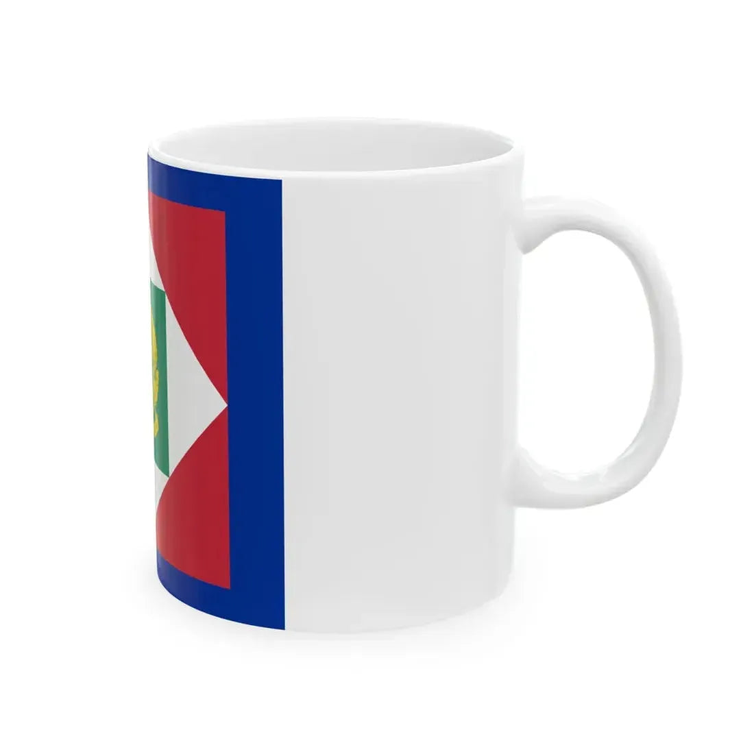 Flag of the President of Italy 2003-2006 (Italy) White Coffee Mug - Go Mug Yourself