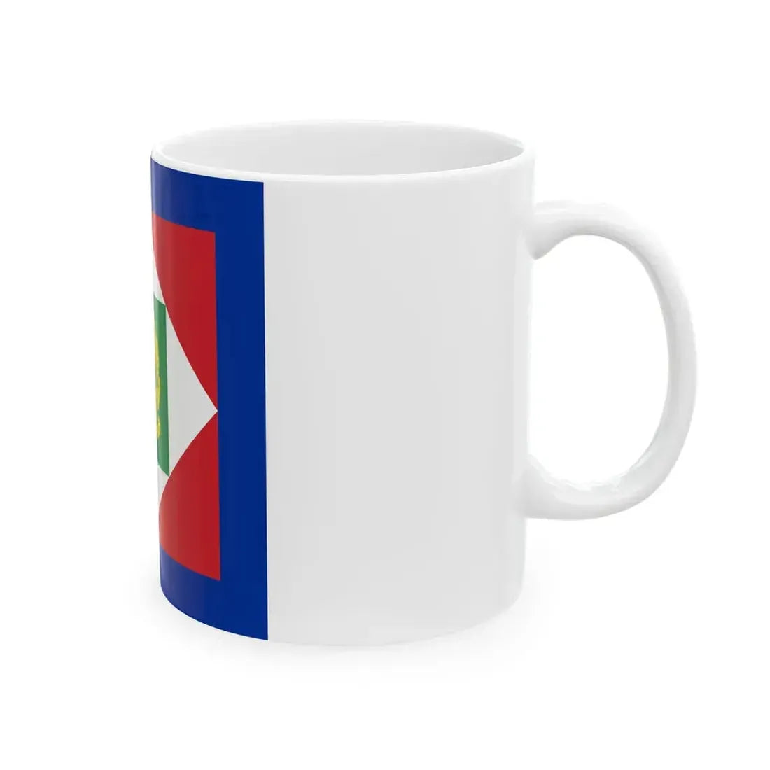 Flag of the President of Italy (Italy) White Coffee Mug - Go Mug Yourself