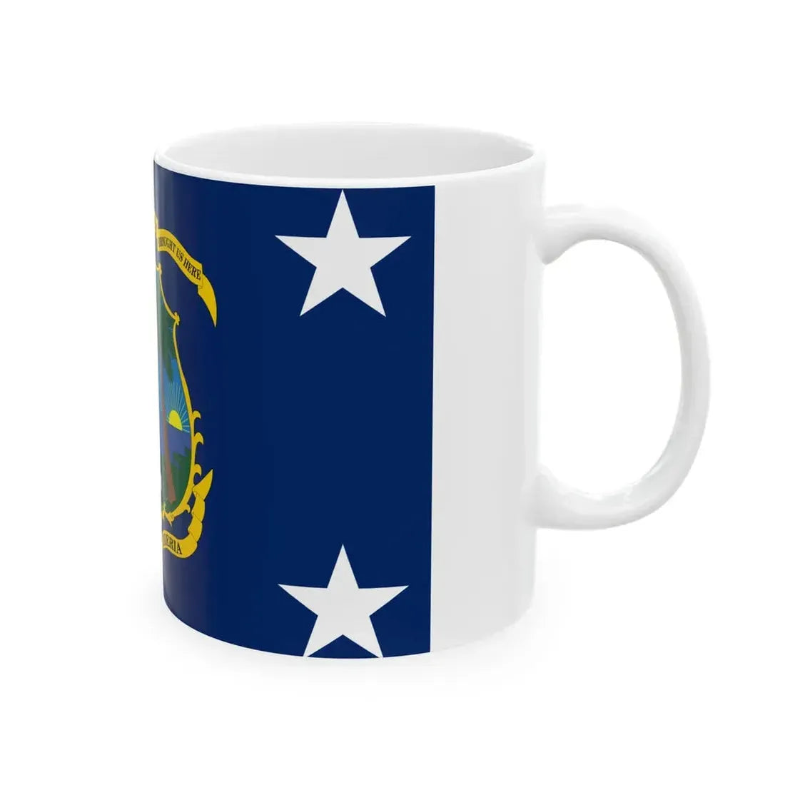 Flag of the President of Liberia (Liberia) White Coffee Mug - Go Mug Yourself