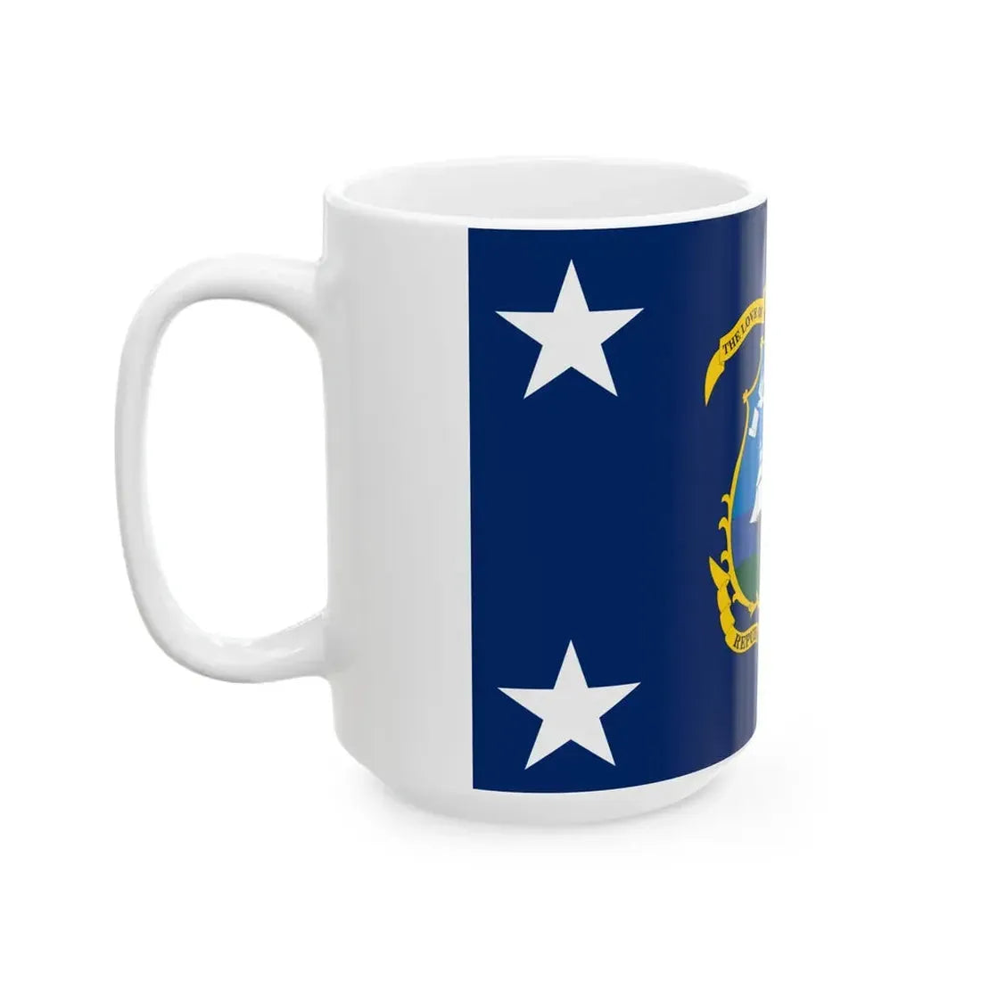 Flag of the President of Liberia (Liberia) White Coffee Mug - Go Mug Yourself