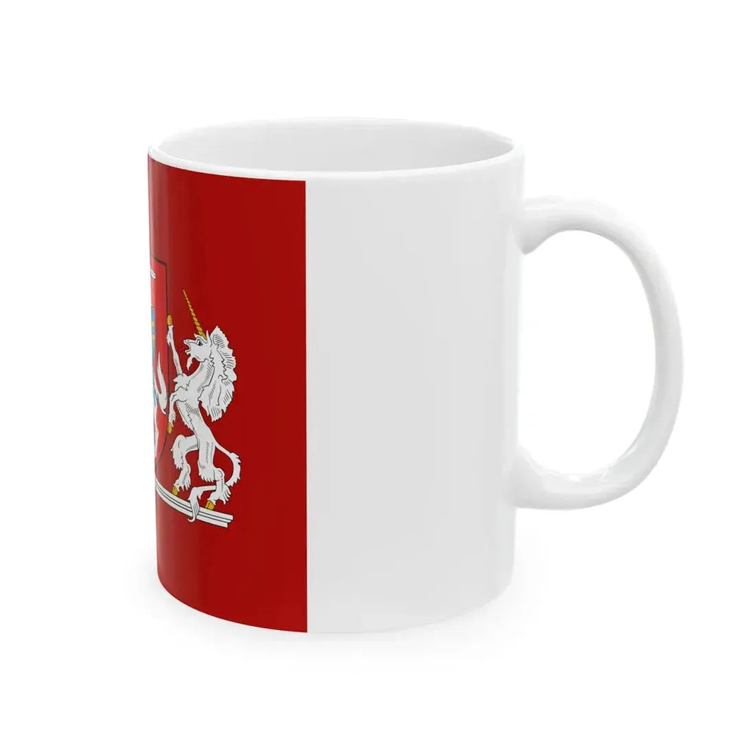 Flag of the President of Lithuania (Lithuania) White Coffee Mug - Go Mug Yourself