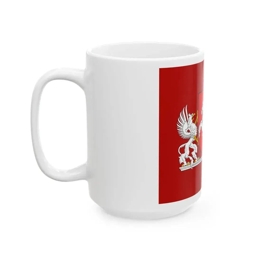 Flag of the President of Lithuania (Lithuania) White Coffee Mug - Go Mug Yourself