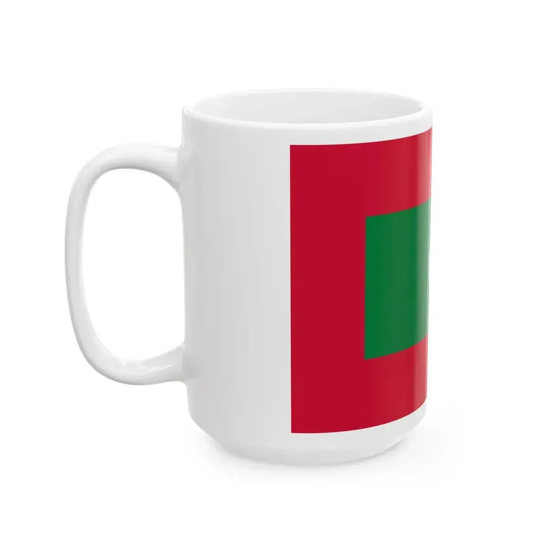 Flag of the President of Maldives (Maldives) White Coffee Mug - Go Mug Yourself